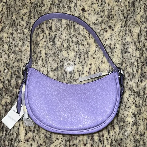 COACH Pebble Luna Shoulder Bag NWT - Picture 3 of 4